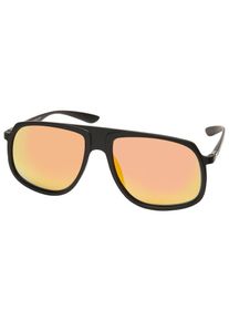 Urban Classics Heren Zonnebril geel / perzik / zwart One Size