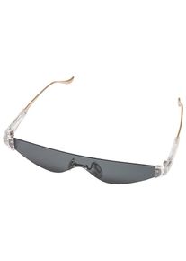 Urban Classics Dames Zonnebril 'Valencia' goud / donkergrijs / transparant One Size