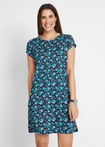Shirtjurk met splitten opzij (set van 2) - blauw - maat 56/58 (3XL) - 100% katoen - bonprix