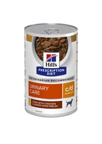 Hill's 12x354g Hill's c/d Multicare Urinary Care Mijoté - Prescription Diet - Pâtée pour Chien