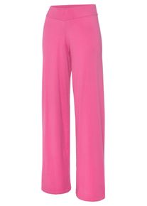 Lascana Dames Broek van tricot in pink ,maat 32/34, Witt, 28% Polyester, 28% Polyester, 22% Nylon