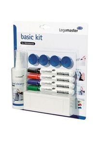 Basic Kit for Whiteboards 7-125100 Marqueur tableau blanc noir, bleu, rouge, vert contient effaceur, nettoya - Legamaster