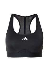 adidas Performance, Damer, Sports-BH 'PWRCT', Sort / Hvid, Størrelse S