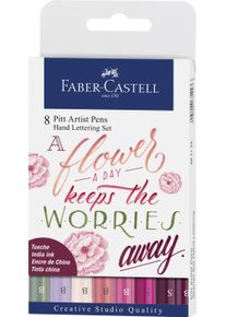 Faber-Castell - India ink Pitt Artist Pen Lettering (8 pcs) (267124)