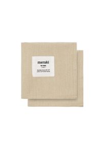 Meraki - Verum Tea Towels - Off white/safari (304030312)