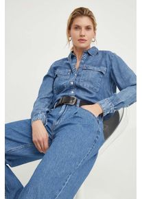 Levi's camasa femei, cu guler clasic, relaxed