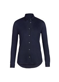 EDELLE blouse van woljersey, 38 - navy, in Schurwolle