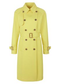 Marcel Ostertag - Trenchcoat, gelb, Gr. 38, Kunstfaser