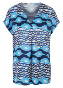 Peter Hahn - Blouse, blauw, Maat 36, viscose