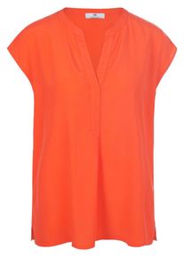 Peter Hahn - Blouse met verbrede schou­ders, rood, Maat 36, synthetische vezel