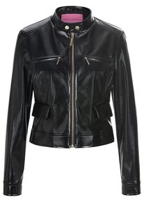 Marcel Ostertag - Lederjacke, schwarz, Gr. 36, Kunstfaser