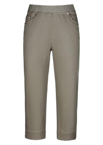 Brax - ProForm Slim-capribroek model Pamina-capri, groen, Maat 36, katoen