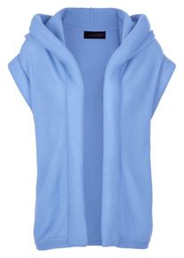 Mouwloos vest 100% scheerwol Looxent blauw