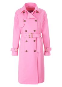 Trenchcoat in tweerijmodel Marcel Ostertag pink