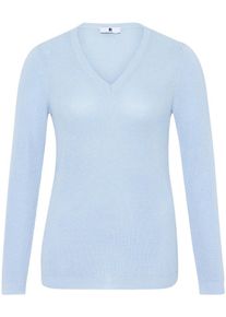 Trui V-hals Anna Aura blauw