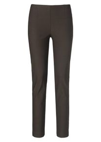 Peter Hahn - Enkellange comfortbroek pasvorm Sylvia, bruin, Maat 18, viscose