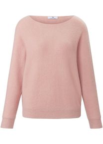 Peter Hahn - Trui met lange mouwen en boothals, roze, Maat 36, wol