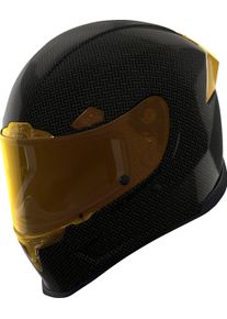 Icon Airframe Pro Carbon 4Tress, casque intégral , couleur: Noir/Jaune , taille: XXL