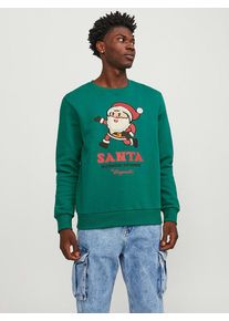 Jack & Jones Jack & Jones Sweatshirt "Xmas" groen - 47% | Maat: L |