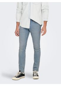 Only & Sons ONLY & SONS Spijkerbroek "Loom" - slim fit - lichtblauw - 68% | Maat: