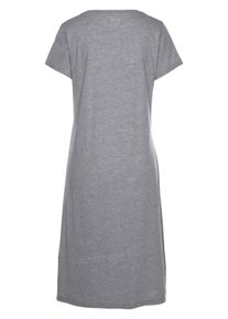 Vivance Dreams Dames Nachthemd in lichtgrijs/wit ,maat 32/34, Witt, 90% Katoen, 10% Polyester