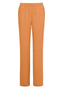Peter Hahn - Broek van 100% linnen, oranje, Maat 36, linnen
