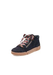 Sneakers Rom High Soft kalfsleer Ara blauw