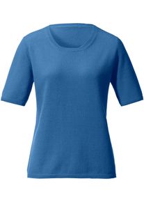 Peter Hahn - Trui model Rieke van 100% kasjmier, blauw, Maat 36, kasjmier