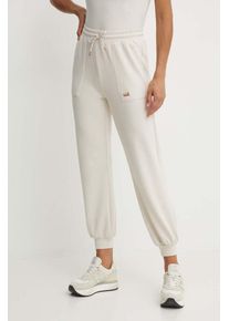 EA7 Emporio Armani pantaloni de trening culoarea bej, neted, TJZBZ.6DTP61