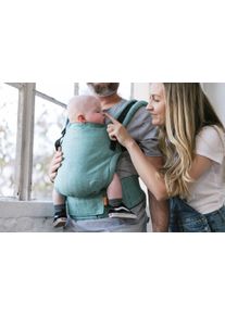 Tula Linen Free-to-Grow Draagzak - Reef - Green