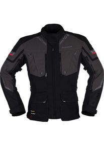 Modeka Panamericana II, veste textile imperm&eacute;able , couleur: Noir/Gris Fonc&eacute; , taille: 4XL