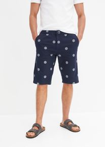 bonprix Bermudy chino Regular Fit niebieski 48