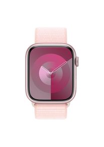 Apple Watch Series 9 - 45 mm Pink Aluminium Case with Light Pink Sport Loop, Pink