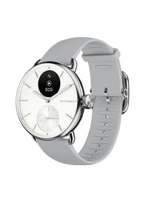 Withings ScanWatch 2 Hybrid Smart Watch - White, 38 mm, Silver