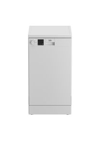 Beko DVS04X20W Slimline Dishwasher - White, White