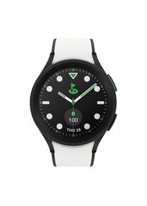Samsung Galaxy Watch5 Pro BT Golf Edition with Bixby & Google Assistant - Black Titanium, 45 mm, Silver