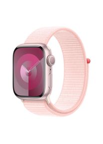 Apple Watch Series 9 - 41 mm Pink Aluminium Case with Light Pink Sport Loop, Pink