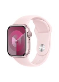 Apple Watch Series 9 - 41 mm Pink Aluminium Case with Light Pink Sport Band, M/L, Pink