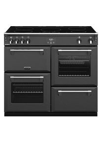 STOVES Richmond S1000Ei 100 cm Electric Induction Range Cooker - Anthracite & Chrome, Black