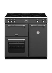 STOVES Richmond S900Ei 90 cm Electric Induction Range Cooker - Anthracite & Chrome, Black