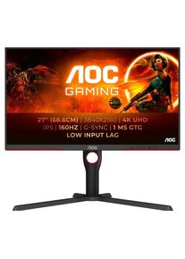 AOC U27G3X/BK 4K Ultra HD 27" IPS LED Gaming Monitor - Black, Black