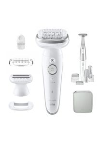 Braun Silk-épil 9 SE9-241 Wet & Dry Epilator - White, White