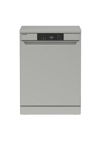 Sharp QW-NA1CF47ES-EN Full-size Dishwasher - Silver, Silver