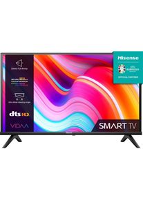 32" HISENSE 32A4KTUK Smart HD Ready LED TV, Black