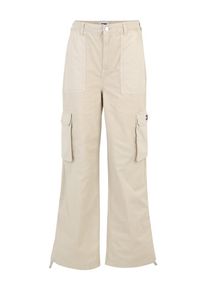Tommy Jeans Dames Cargobroek 'CLAIRE' beige / marine / rood / wit 34