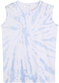 bonprix Maiou tank de băieți, bumbac bio alb 164/170