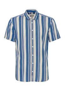 Blend Heren Overhemd ecru / blauw XXXL