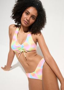 Bikini all'americana con arricciatura (set 2 pezzi), Giallo, Taglia 54, bonprix