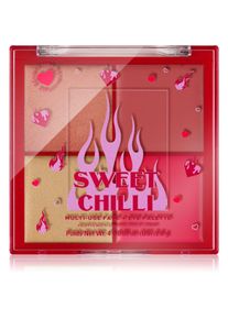 I Heart Revolution Sweet Chilli Blush & Highlight Quad palette di illuminanti e blush 4x0.9 g