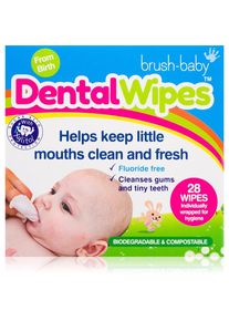 Brush Baby DentalWipes salviette per i denti per bambini 6 pz